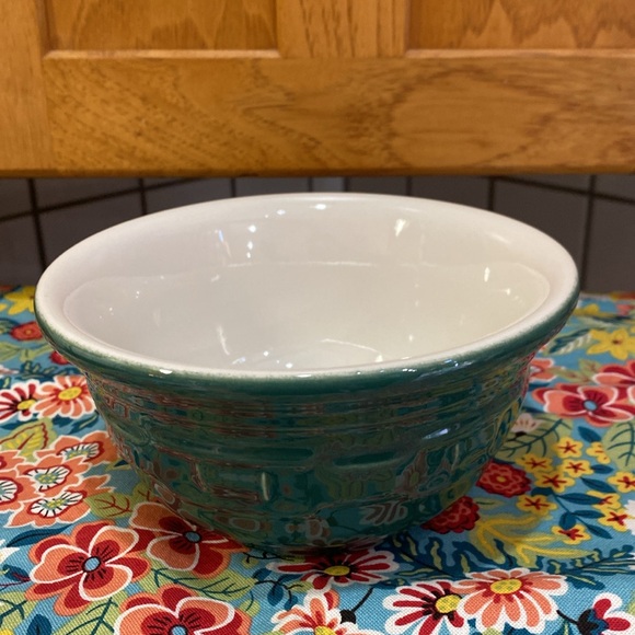 Longaberger Pottery Mixing Bowl 6.5” Small - IVY - Picture 2 of 5